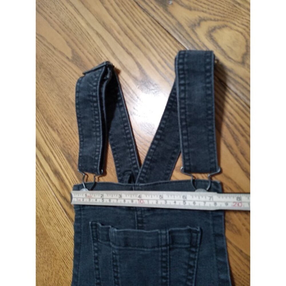 WALLFLOWER SHORTALLS Jeans Womens XS BLACK Preowned  Denim Shorts - Picture 4 of 8